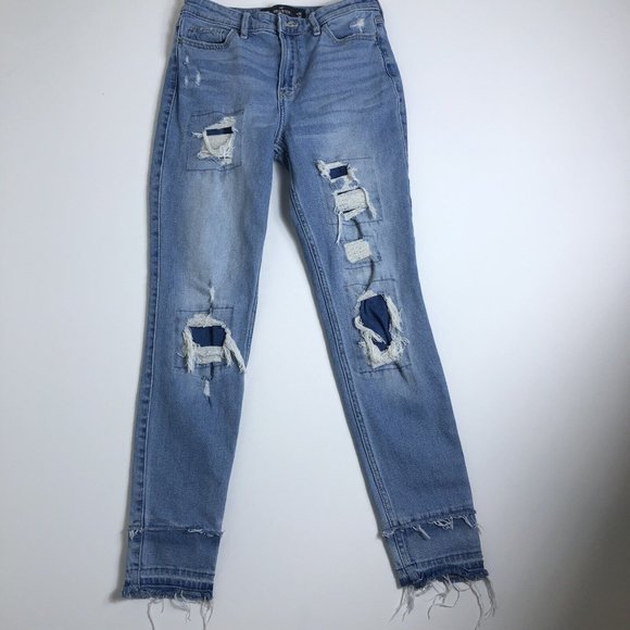 Hollister Women High-Rise Super Skinny Jeans Classic Stretch SIZE 3R W26 L30 I81 - Picture 1 of 7